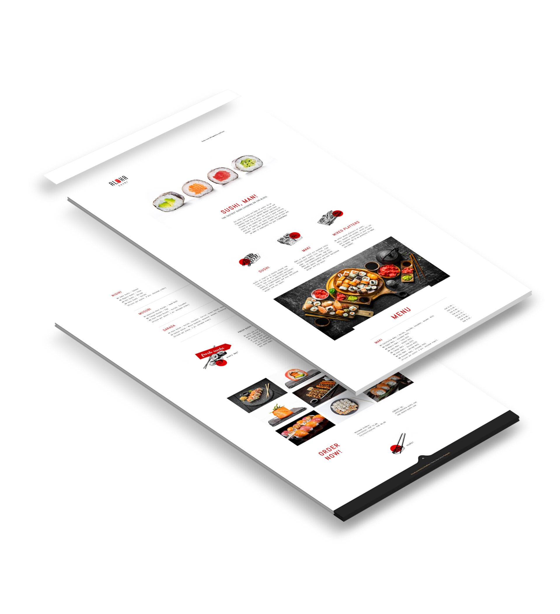 Corporate Design für Gastronomielokale ‣ Website