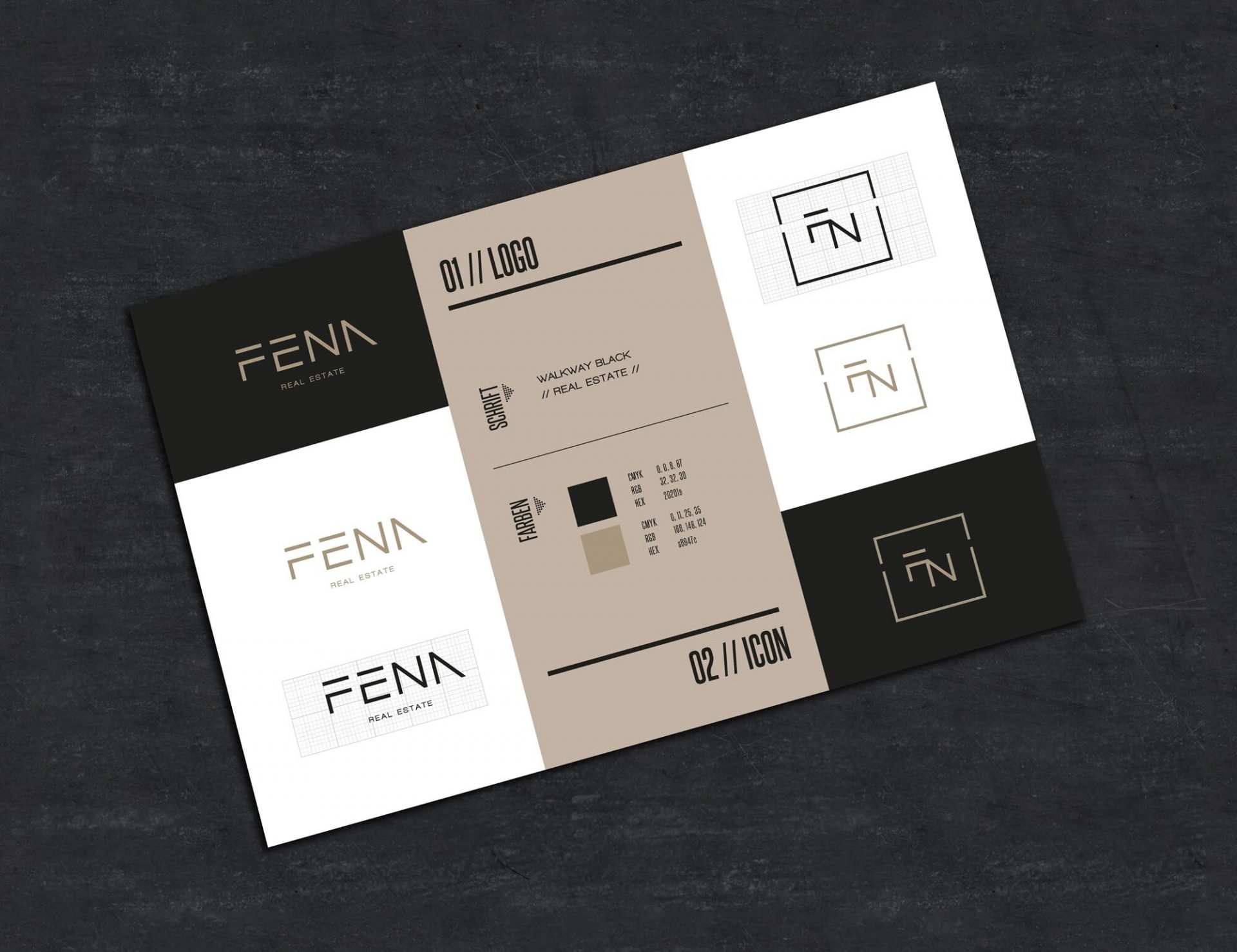 Logodesign für Immobilienbranche | Fena GmbH