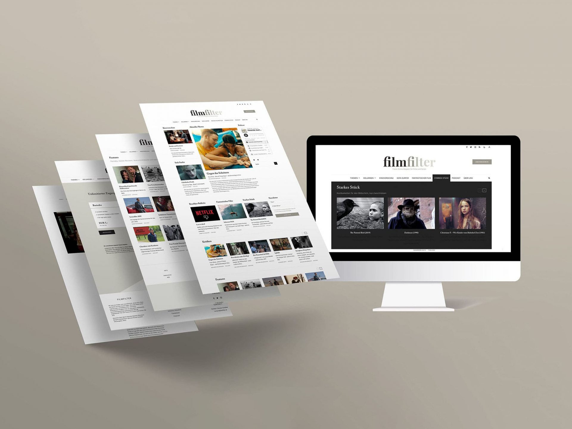 Corporate Design ‣ Online-Magazin